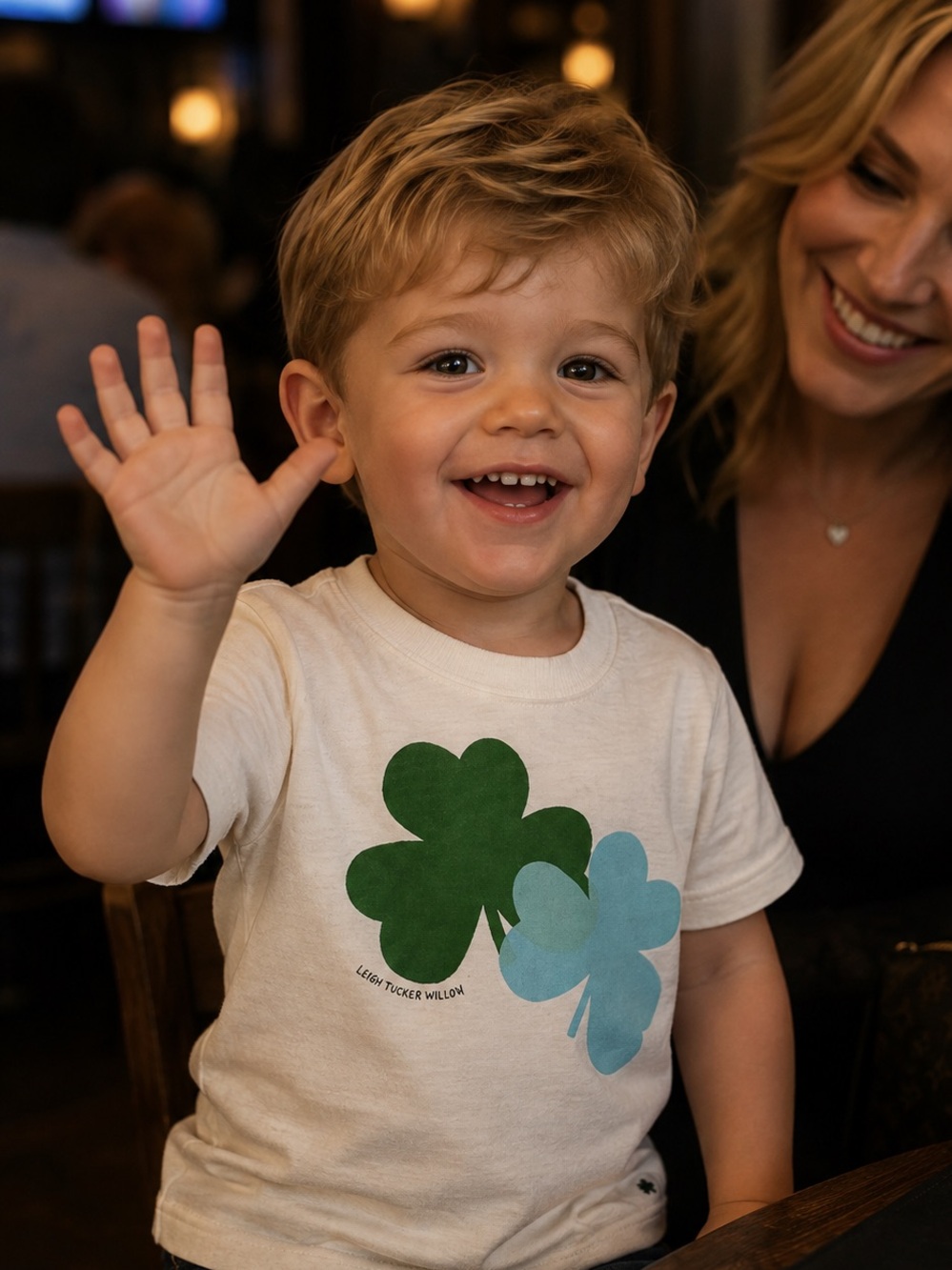 Leigh Tucker Willow Irish Shamrock Tee 2-3Y NWT Ireland St Patrickβs Day